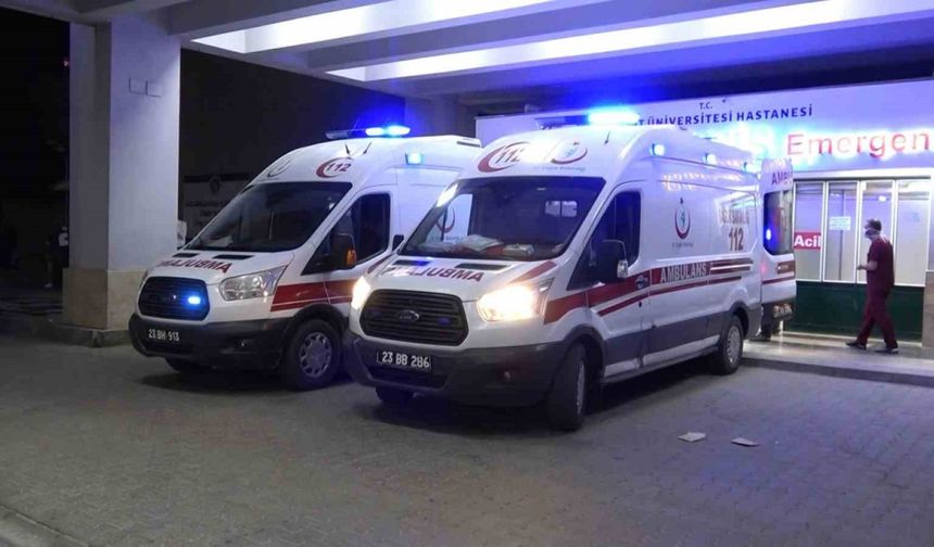 Elazığ’da otomobil uçurumdan yuvarlandı: 1 ölü, 2 yaralı