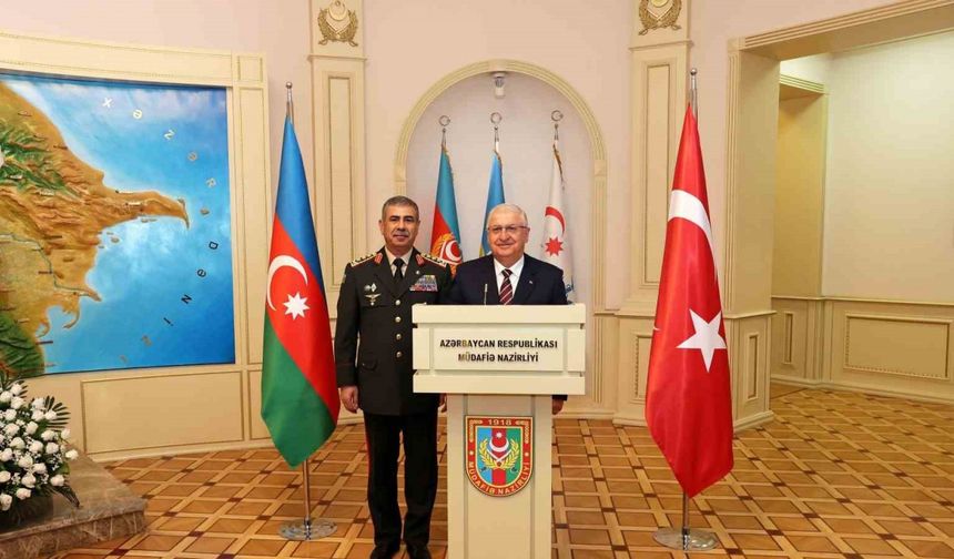 Milli Savunma Bakanı Güler, Azerbaycanlı mevkidaşı Hasanov ile görüştü