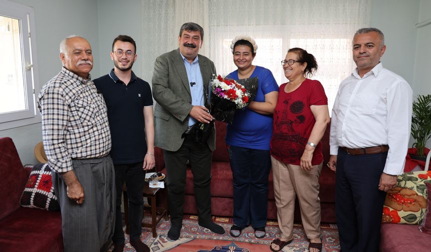Başkan Yıldız’dan özel birey Kübra’ya anlamlı ziyaret