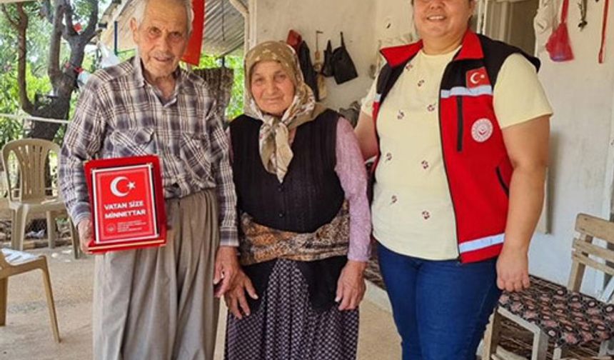 Mersin’de şehit ve gazi ailelerinin Babalar Günü unutulmadı
