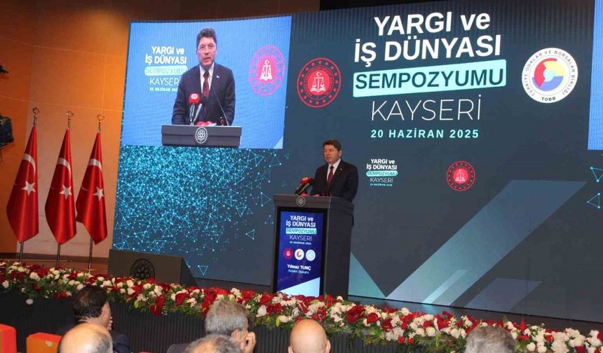 Adalet Bakanı Tunç: "Ülkemizi karalamaya çalışanlar yargı camiamıza büyük haksızlık ediyor"