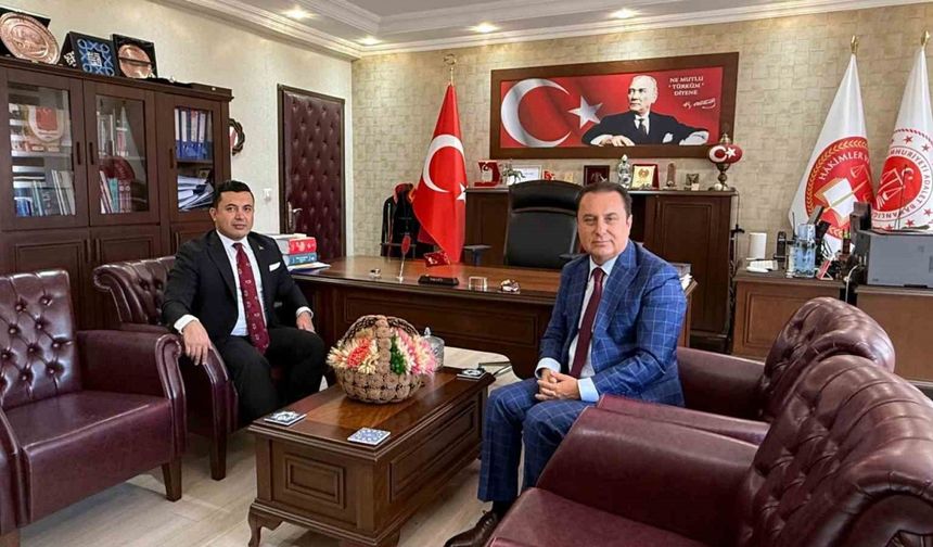 Anamur Kaymakamı Bozdemir, Başsavcı Çatlı’yla vedalaştı