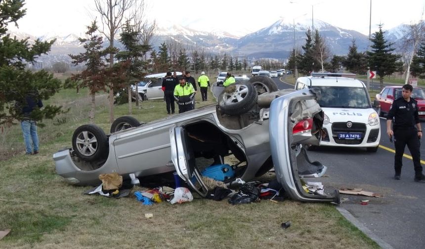 İşte Erzurum kent merkezinde  5  aylık trafik kazası bilançosu