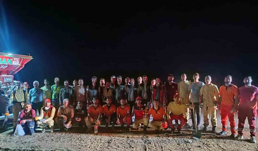 Bingöl’deki orman yangını söndürüldü