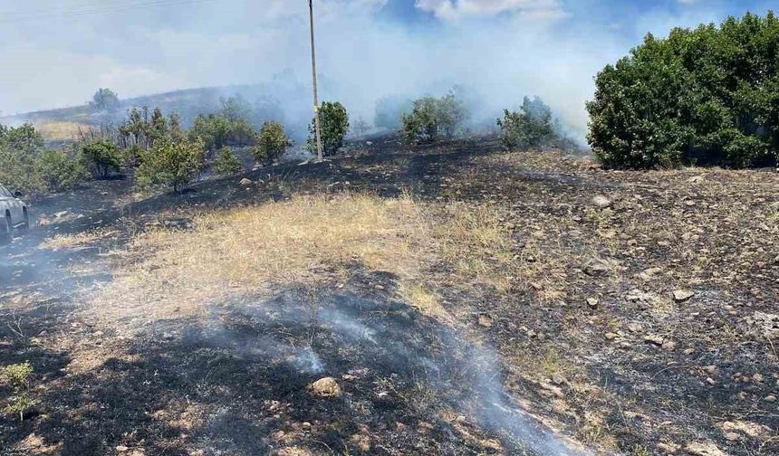 Cam kırığı yangına neden oldu