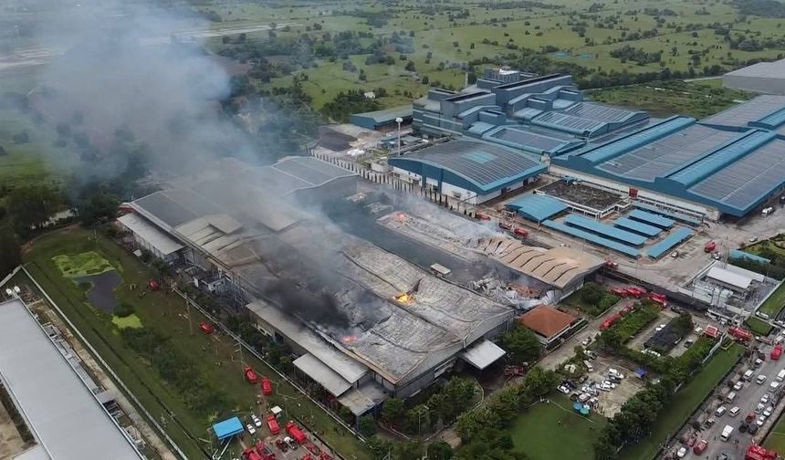 Tayland’da kağıt fabrikasında yangın: 8 ölü, 26 yaralı