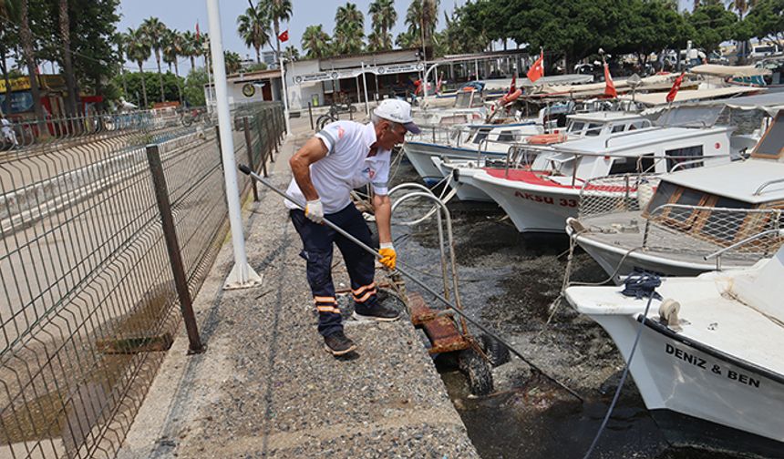 Çamlıbel Balıkçılar Barınağı her gün temizleniyor