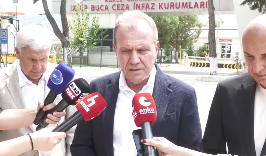 Başkan Seçer İzmir’de cezaevi önünden konuştu: “Masumiyet karinesi ayaklar altına alınmasın”