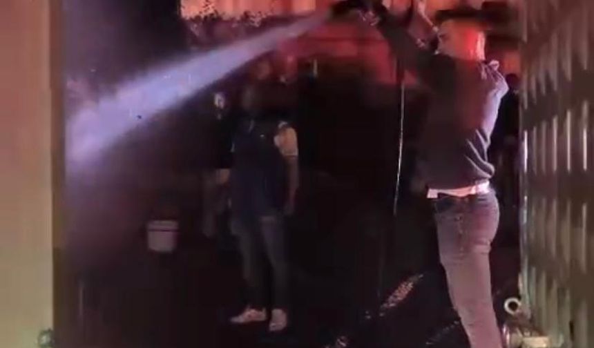 Çankırı’da korkutan ev yangını