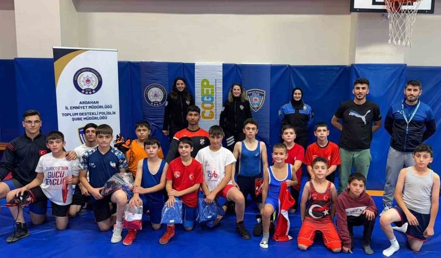 ÇOGEP Projesi kapsamında "Güreş Kursu" açıldı