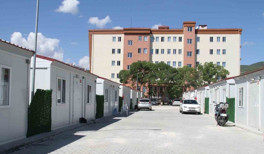 Fay hatlarının kesişim noktasındaki Tunceli, 12 konteyner kent ile afete karşı hazır