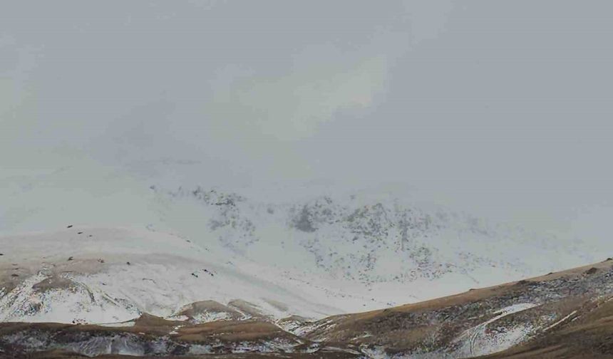 Süphan Dağı beyaza büründü