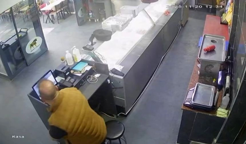 İş yerindekiler panikle dışarı kaçtı