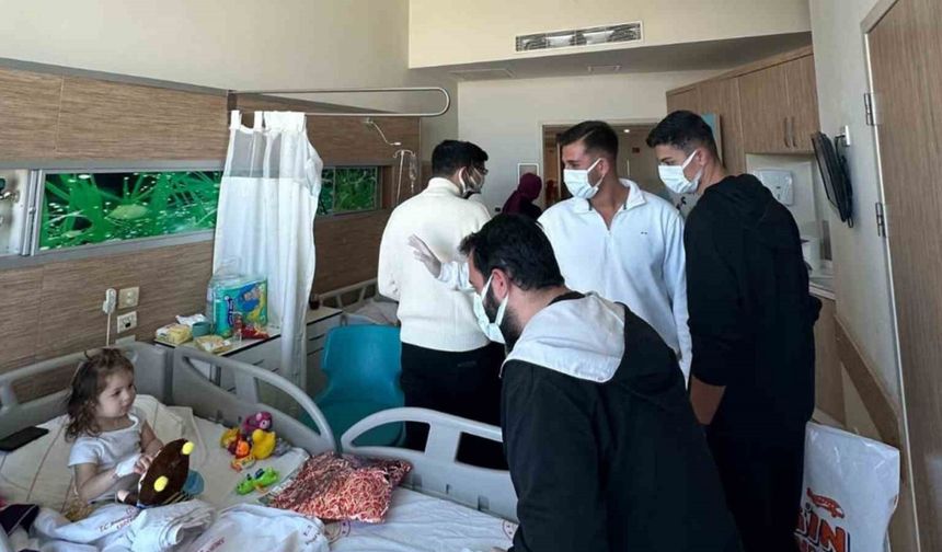 Karaman’da lösemi hastası çocuklar sevindirildi