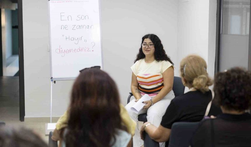 Mersin’de kadınlara sağlıklı sınırlar eğitimi