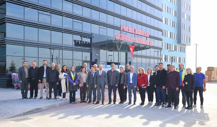 Türkiye’nin 21. şehir hastanesi için son hazırlıklar sürüyor