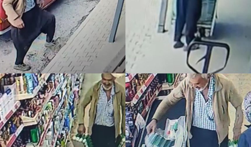 Mersin’de içleri ısıtan görüntü: Çamurlu ayakkabısını çıkardı, çorapla markette alışveriş yaptı