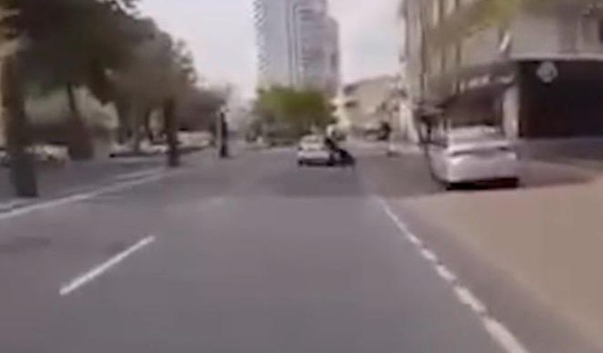 Hatalı şerit değiştirdi, motosiklet sürücüsünü düşürdü: 1 gözaltı