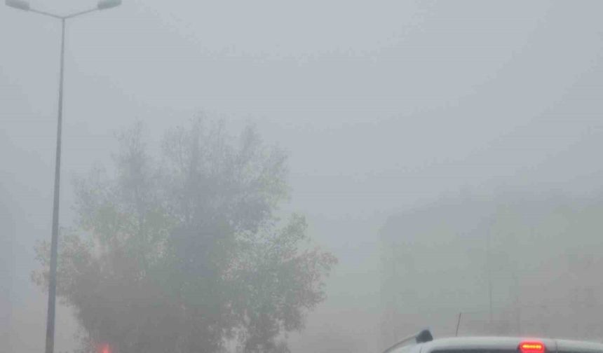 Kayseri’de sis görüş mesafesini düşürdü