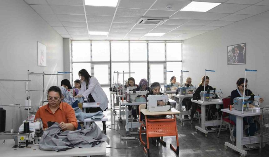 Mersin’de giyim üretim kurslarına büyük ilgi