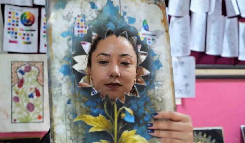 Muş’ta kadınlar kâğıt rölyef kursuyla aile bütçesine katkı sağlıyor