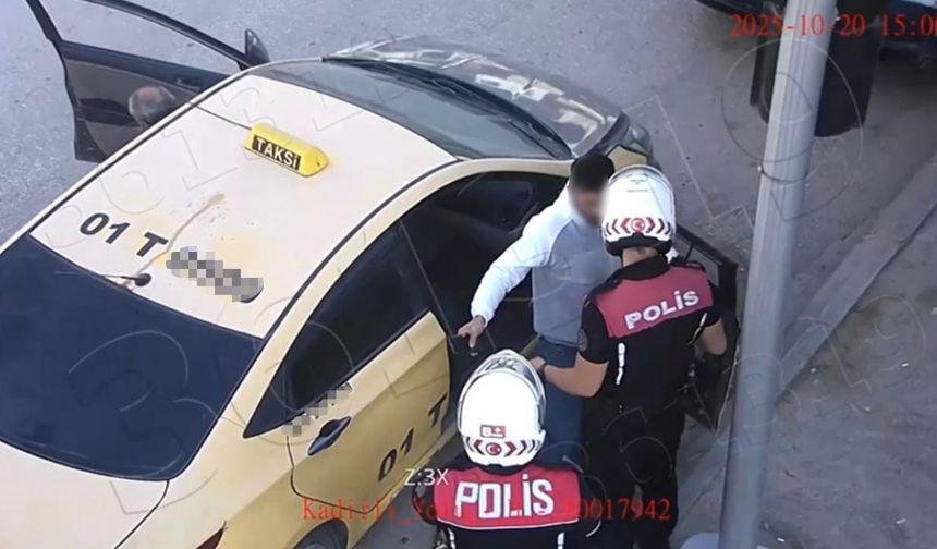 Osmaniye’de 2 milyonluk dolandırıcılık şüphelisi takside yakalandı