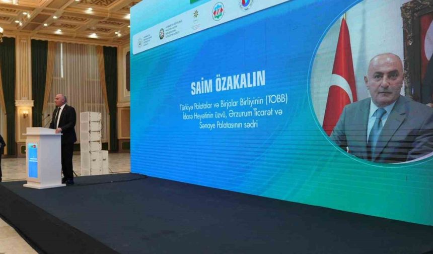 Özakalın, Türkiye-Azerbaycan bölgesel iktisadi forumunda konuştu
