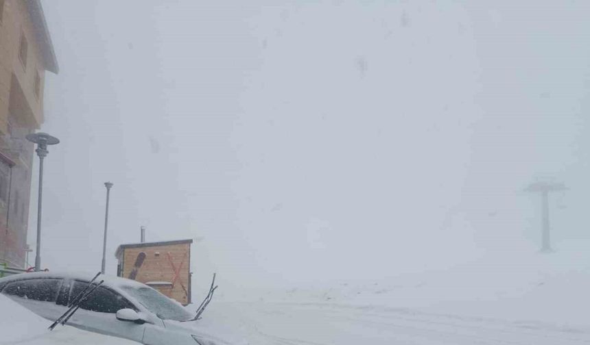 Samsun’un zirveleri beyaza büründü