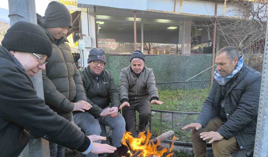 Soğuk havalar en fazla pazarcı esnafını etkiledi