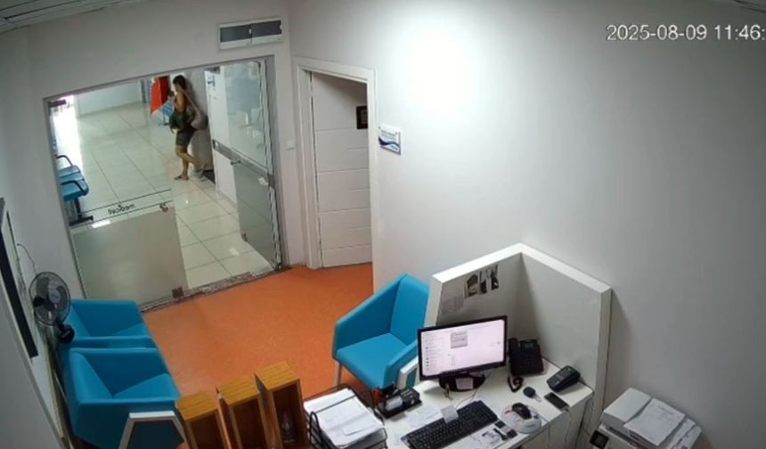 Suç makinesi kadın daha fazla kaçamadı: Hırsızlık anları kameraya yansıdı