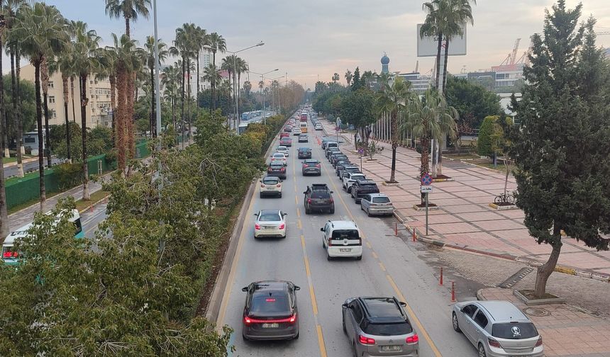 Mersin’de 14 Ocak Çarşamba günü trafiğin durumu