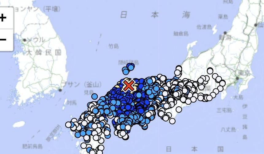 Japonya'da 6.2 büyüklüğünde deprem