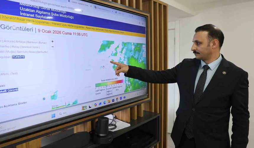 Meteoroloji 13. Bölge Teknik Şube Müdürü Öztürk '2022 yılından sonraki en yüksek yağışı aldık'