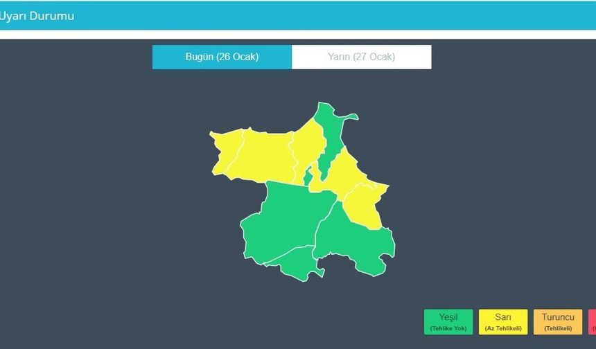 Sinop'ta fırtına alarmı: 5 ilçe için sarı kodlu uyarı