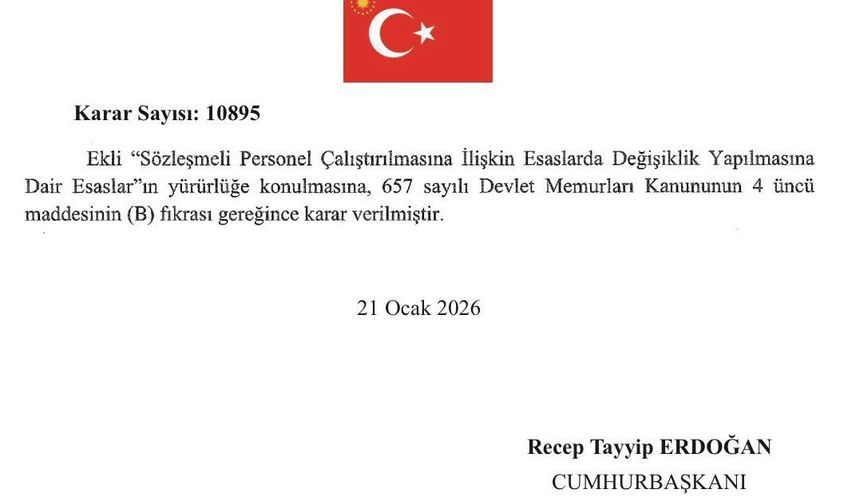 Sözleşmeli personele doğum ve evlat edinme sonrası yarı zamanlı çalışma hakkı yürürlüğe girdi