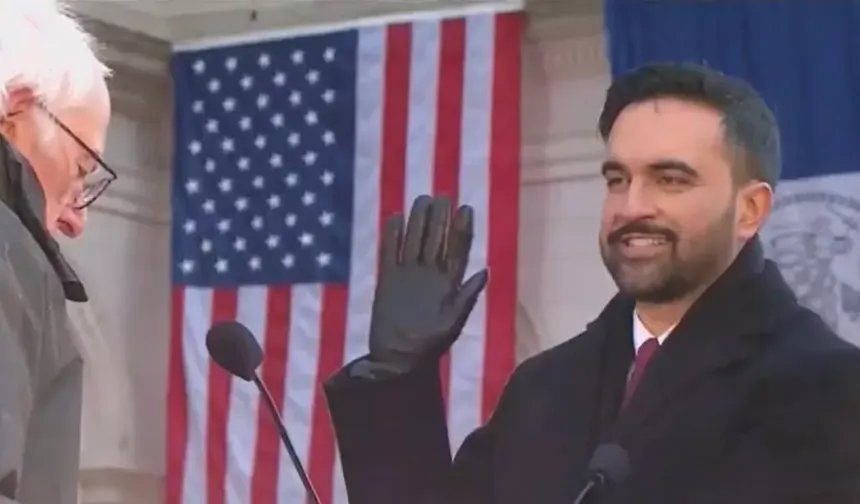 New York Belediye Başkanı Mamdani, dondurucu soğukta ikinci kez yemin etti