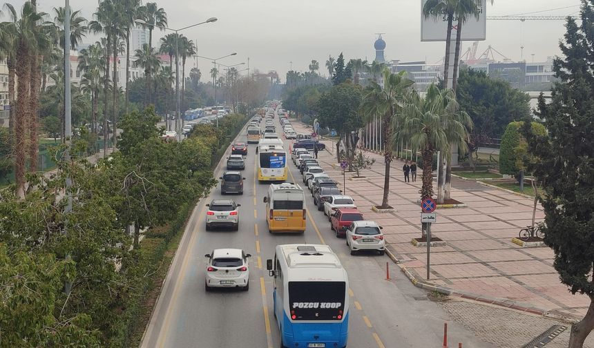 Mersin’de 10 Şubat Salı günü trafiğin durumu