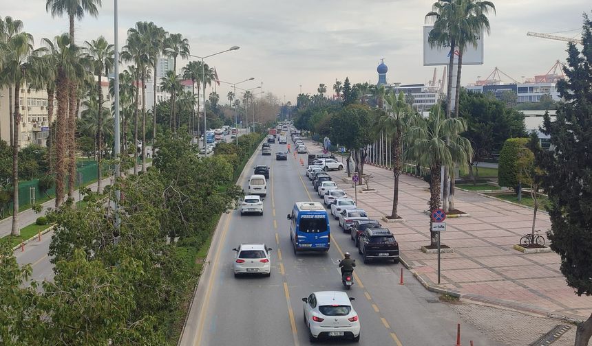 Mersin’de 25 Şubat Çarşamba günü trafiğin durumu