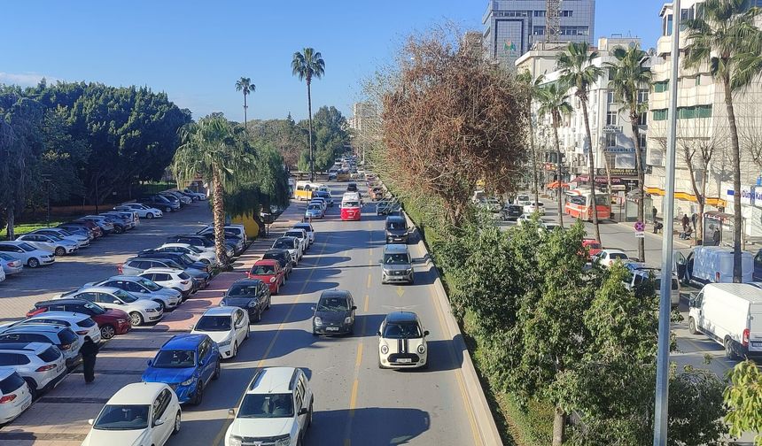 Mersin’de haftanın son mesai günü olan 27 Şubat Cuma gününde trafiğin durumu