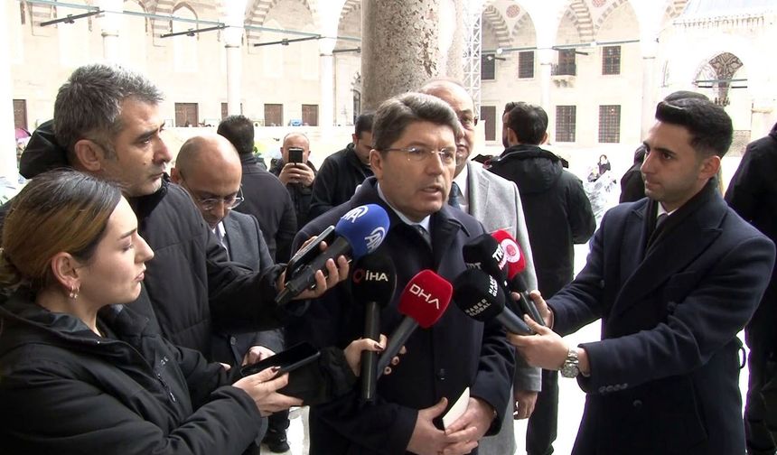 Adalet Bakanı Tunç: 'Suça karışan çocuklar konusunda düzenleme, komisyon çalışmaları bittikten sonra meclise gelecek'