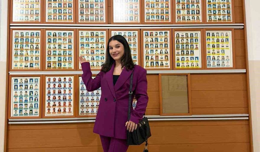 Avrupa ve dünya şampiyonu Erivan Barut, mezun olduğu okulda öğrencilerle buluştu