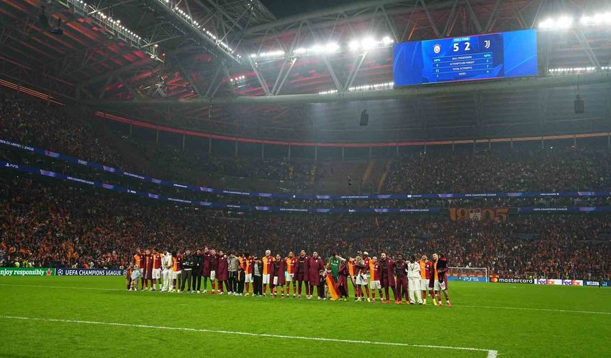 Galatasaray'dan, UEFA Şampiyonlar Ligi'nde ilk