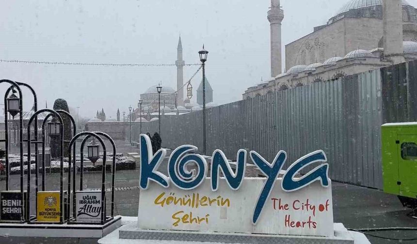 Konya'da kar sürprizi