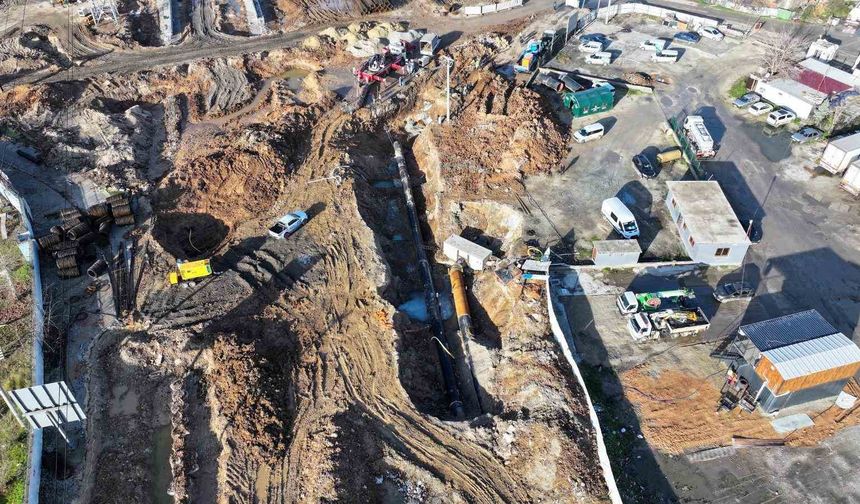 MESKİ ana içme suyu hattında deplase çalışmasını tamamladı