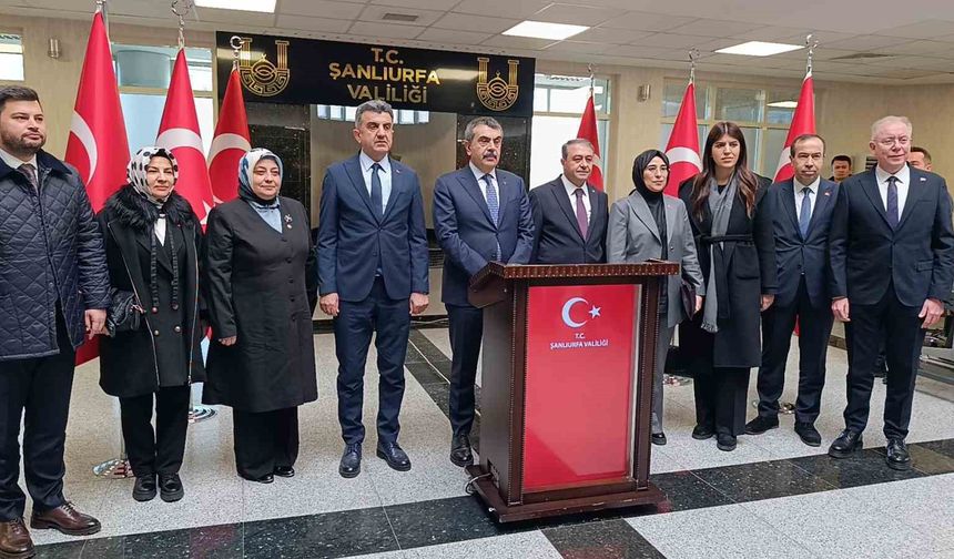 Milli Eğitim Bakanı Yusuf Tekin Şanlıurfa'da