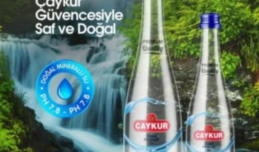 ÇAYKUR cam şişe su satışlarına başladı