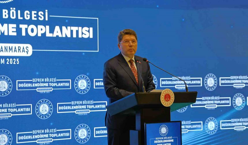 Adalet Bakanı Tunç: 'Deprem ceza yargılamaları çerçevesinde bugüne kadar 2 bin 673 kişi hakkında dava açıldı'