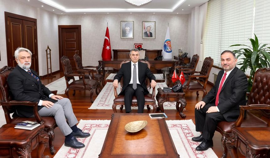 BİK Adana Bölge Müdürü Çetin Oranlı, Mersin Valisi Atilla Toros'u ve Gazeteciler Cemiyeti'ni ziyaret etti