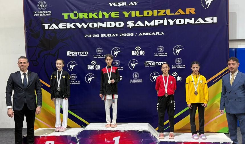 Mersinli Esmanur Türkiye şampiyonu oldu, sırada Avrupa var