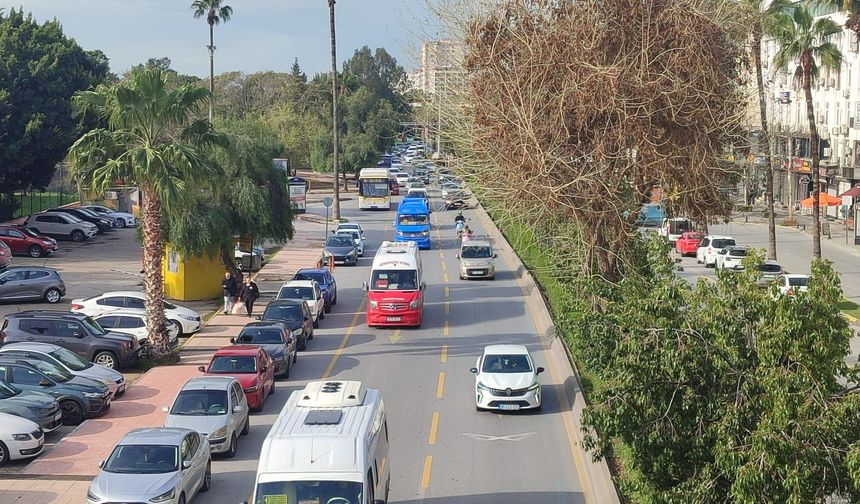 Mersin’de 23 Mart Pazartesi günü trafiğin durumu
